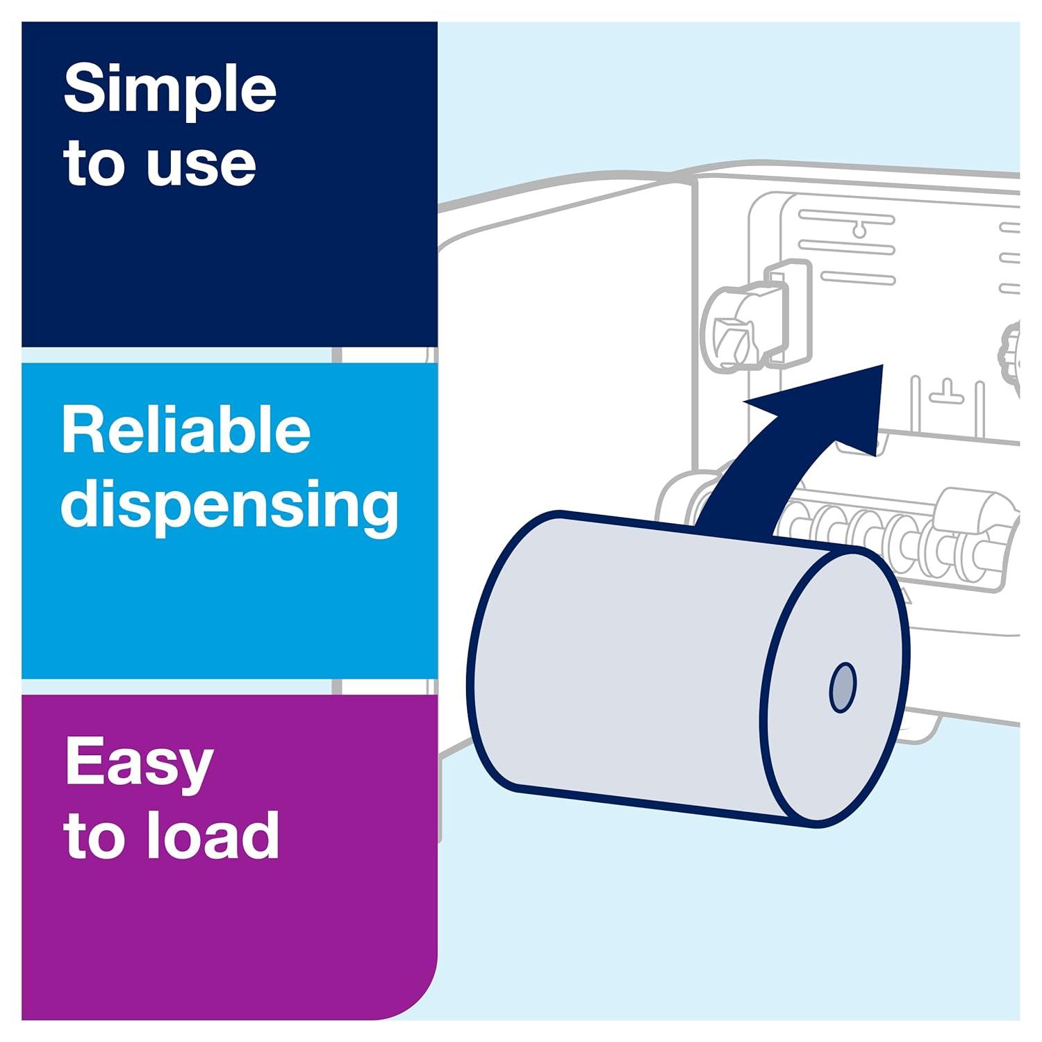 imageTork Matic Paper Hand Towel Roll Dispenser Stainless Steel H1 Recessed Image Range 461023Dispenser