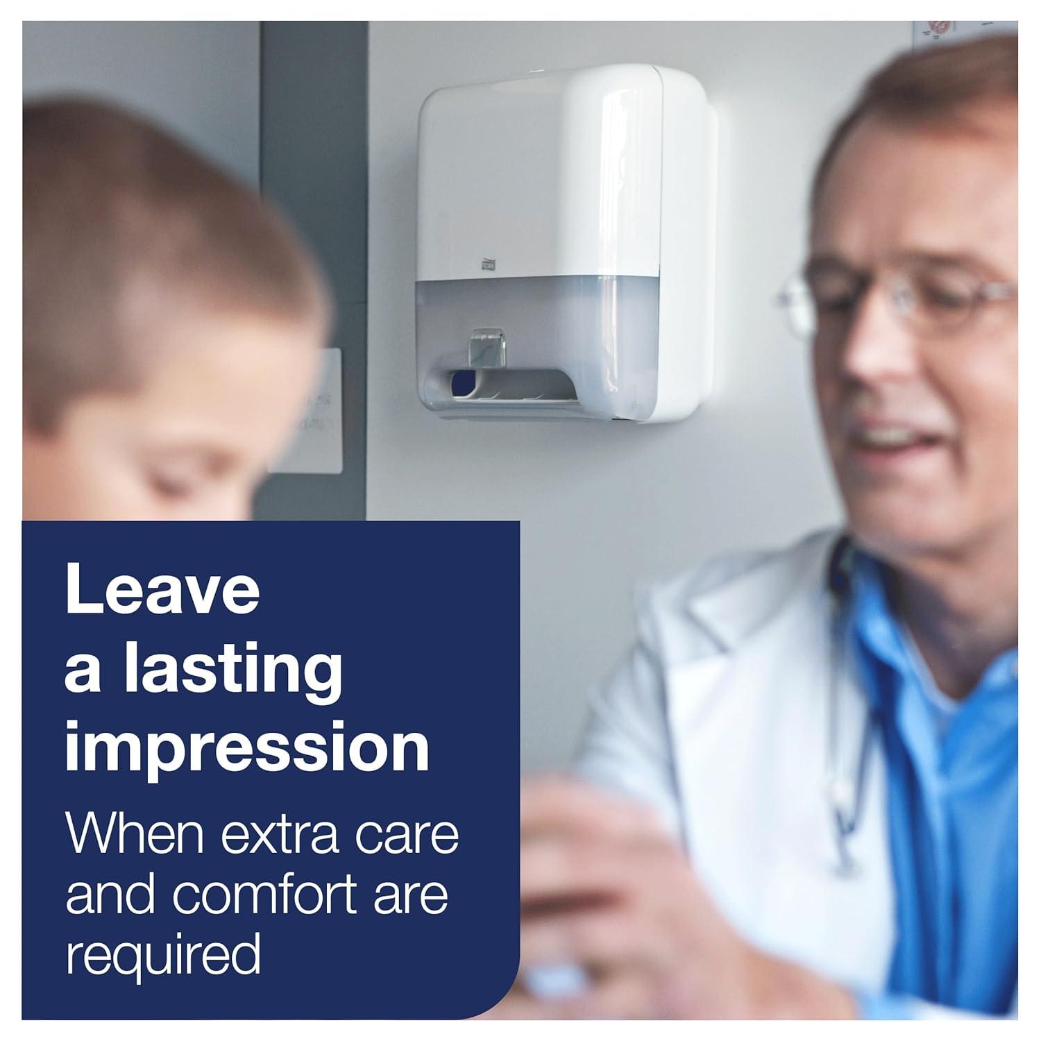 imageTork Matic Paper Towel Dispenser Intuition Sensor Black Elevation H1 noncontact OneataTime dispensing 5511282Old Version  White