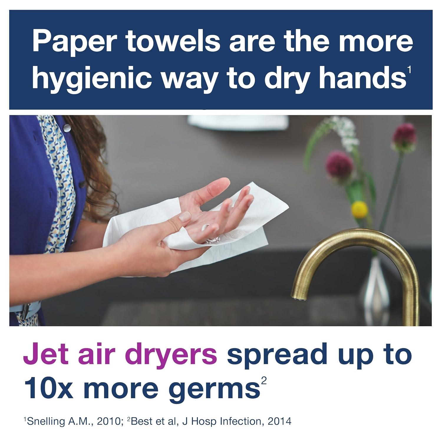 imageTork Multifold Hand Towel White H2 Universal 100 Recycled Fibers 16 x 250 Towels MB540A16 x 250 Hand Towels