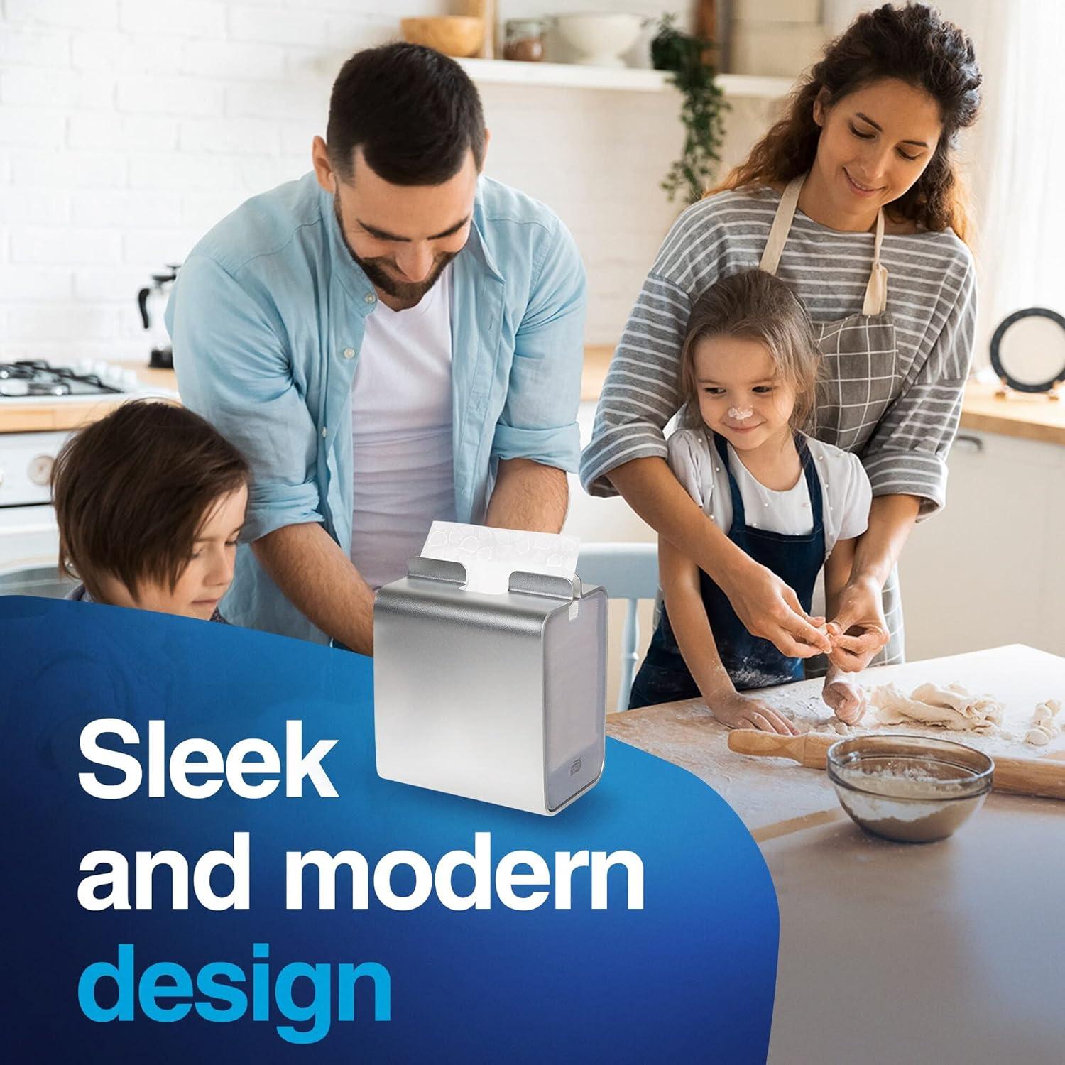 imageTork Napkins Napkin Dispenser Image Xpressnap Tabletop Aluminum Napkin Holder for Everyday Use Holds Up To 150 2Ply Napkins 823x71x591quot HxWxDDispenser