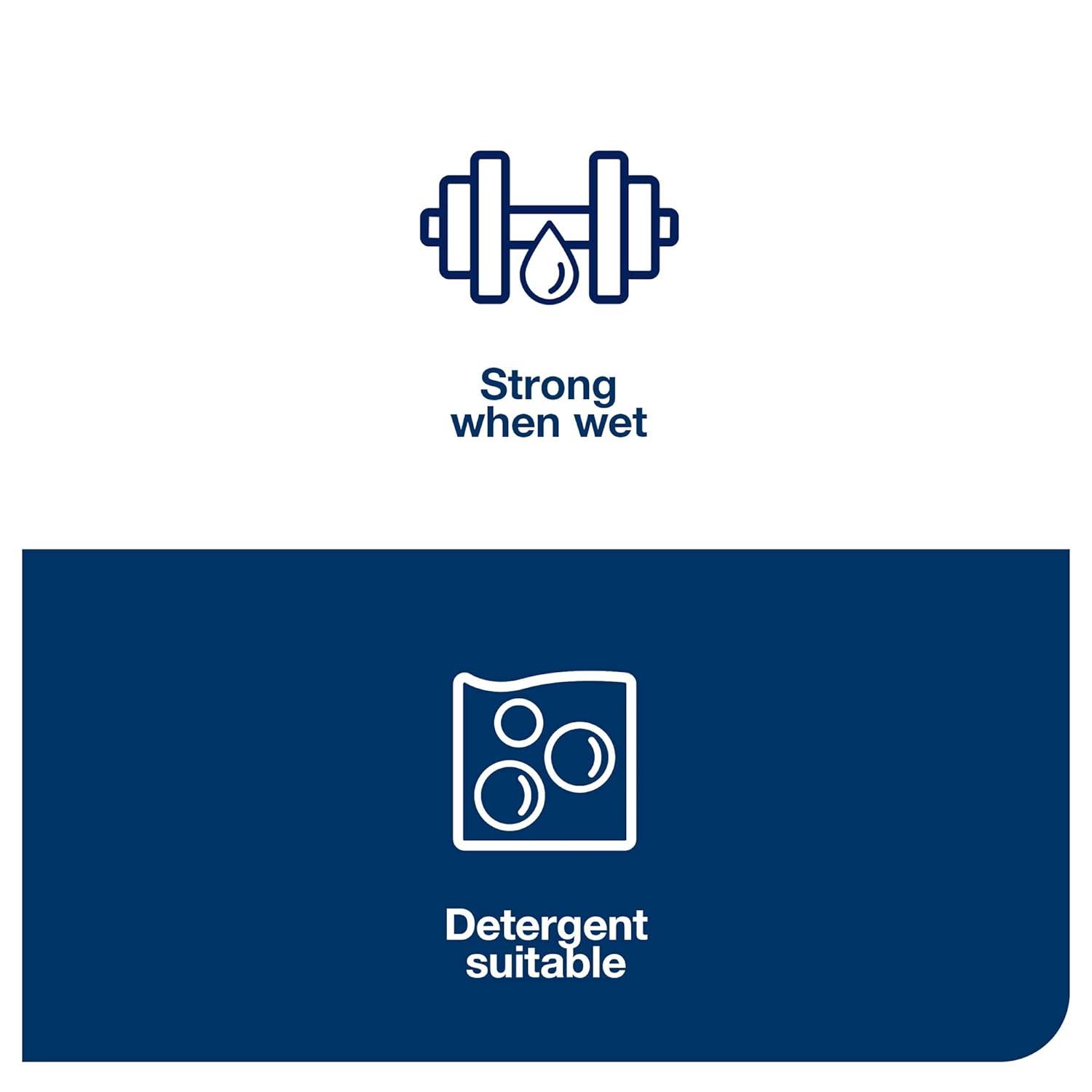 imageTork Odor Resistant Foodservice Cloth Blue 14 Folded 1 x 150 Sheets 192192