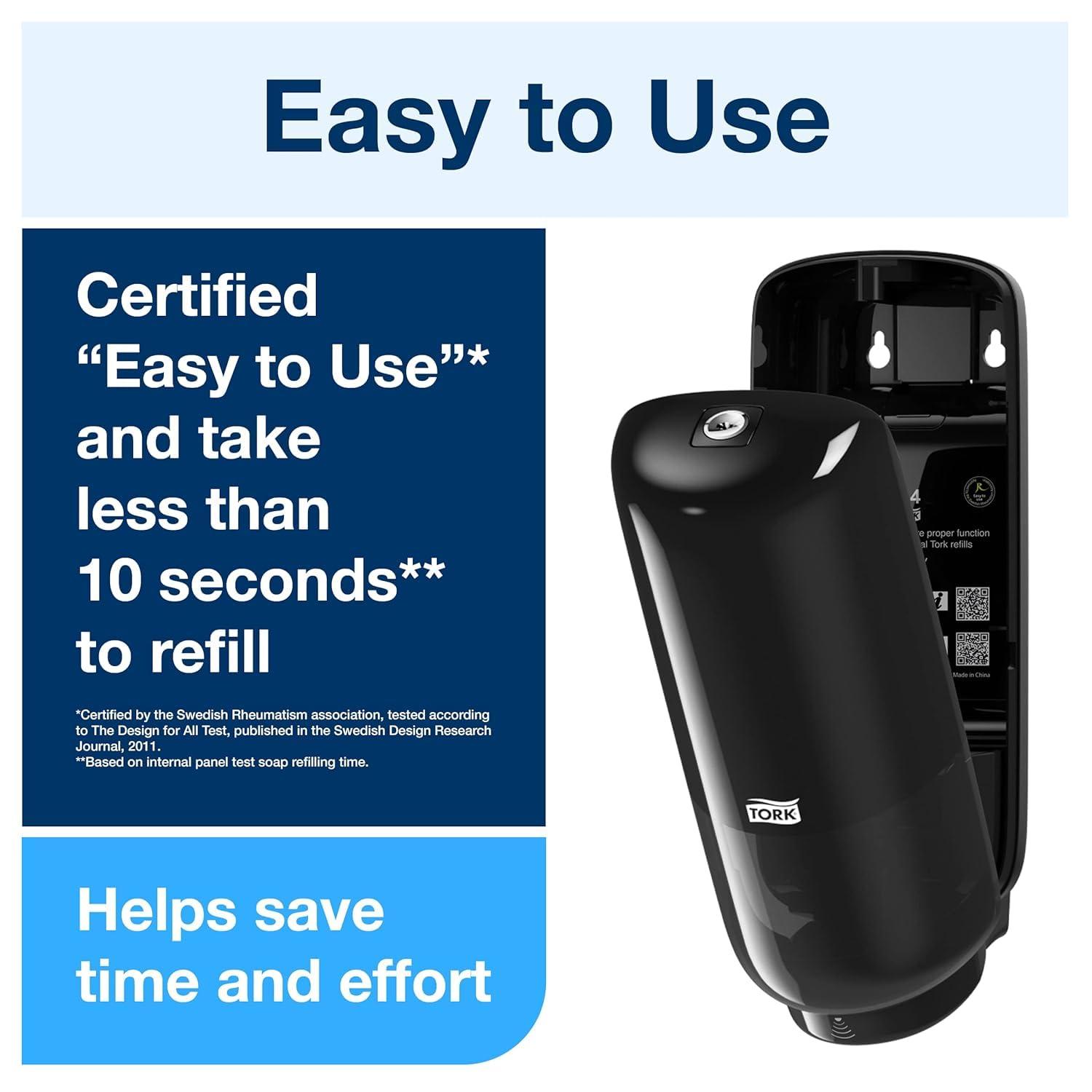 imageTork OdorControl Hand Soap Liquid S4 Gentle PerfumeFree Compatible with S4 Dispensers 6 x 1L Bottles 400020Aloe Vera