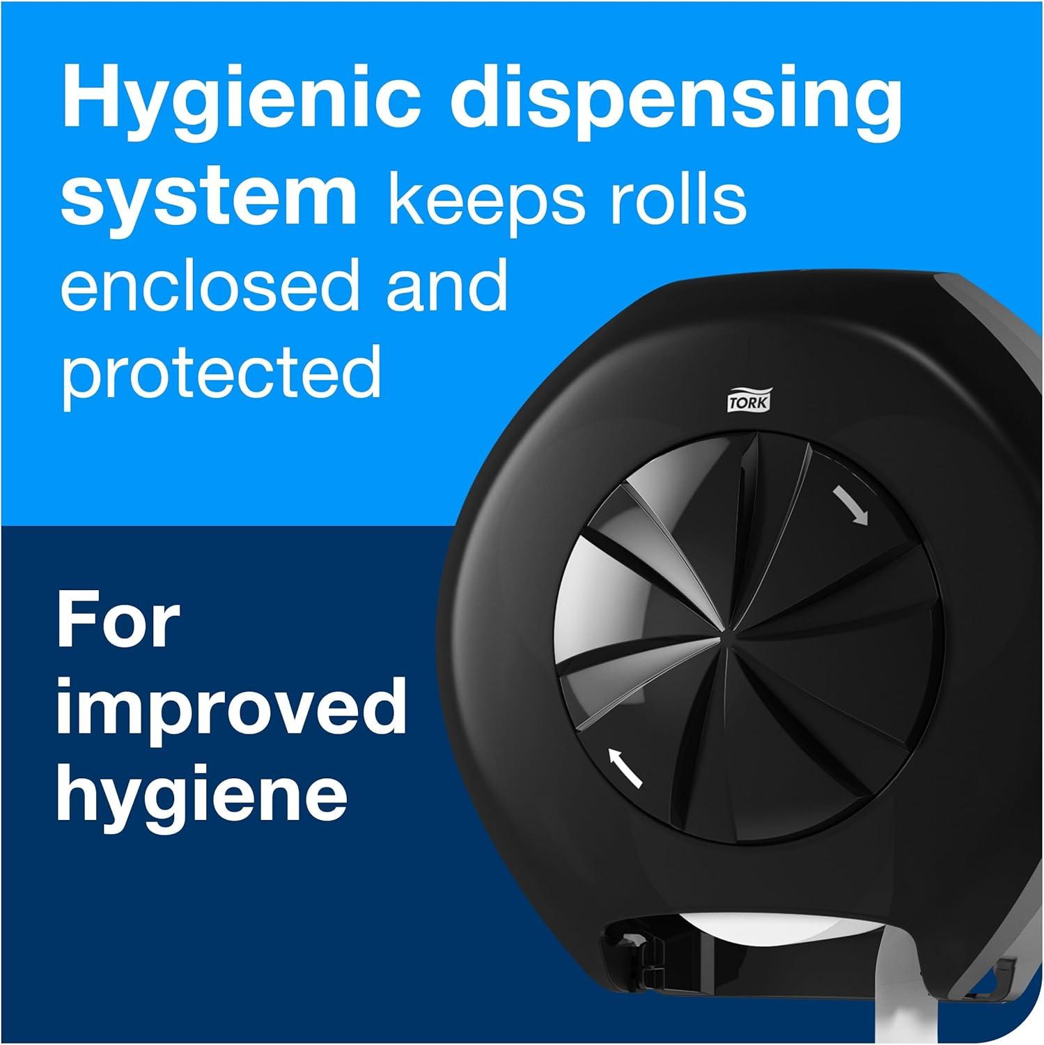 imageTork OptiCore Midsize Toilet Paper Roll White T11 Premium 2ply 36 x 800 sheets 106390800 sheet Pack of 36