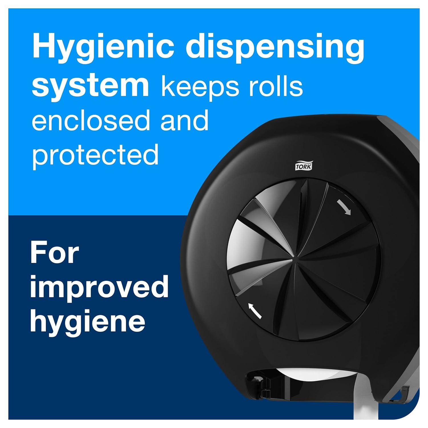 imageTork OptiCore Midsize Toilet Paper Roll White T11 Universal 2ply 36 x 865 sheets 161990