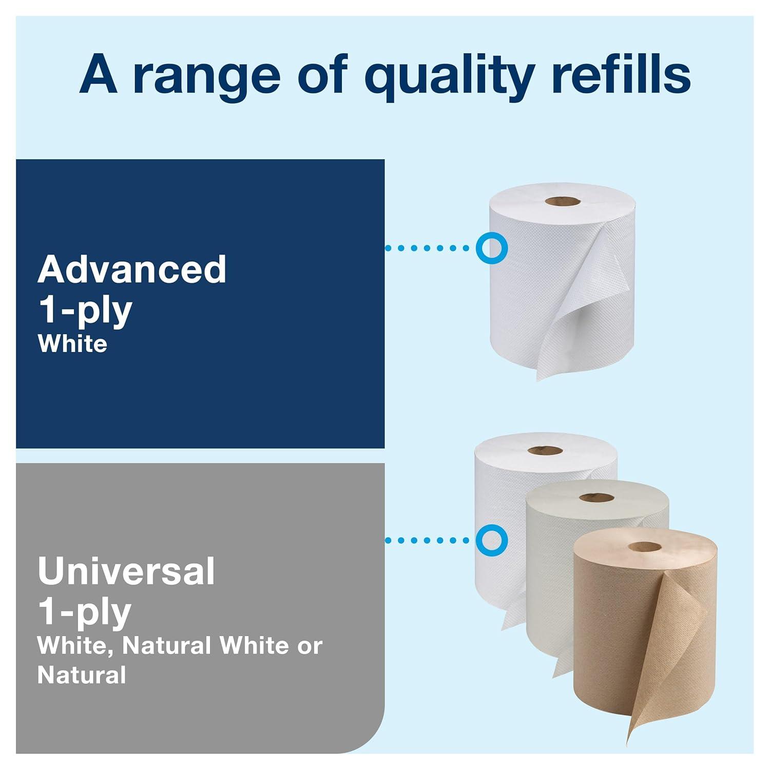 imageTork Paper Hand Towel Roll Lever Dispenser Smoke H21 HighCapacity 83TR