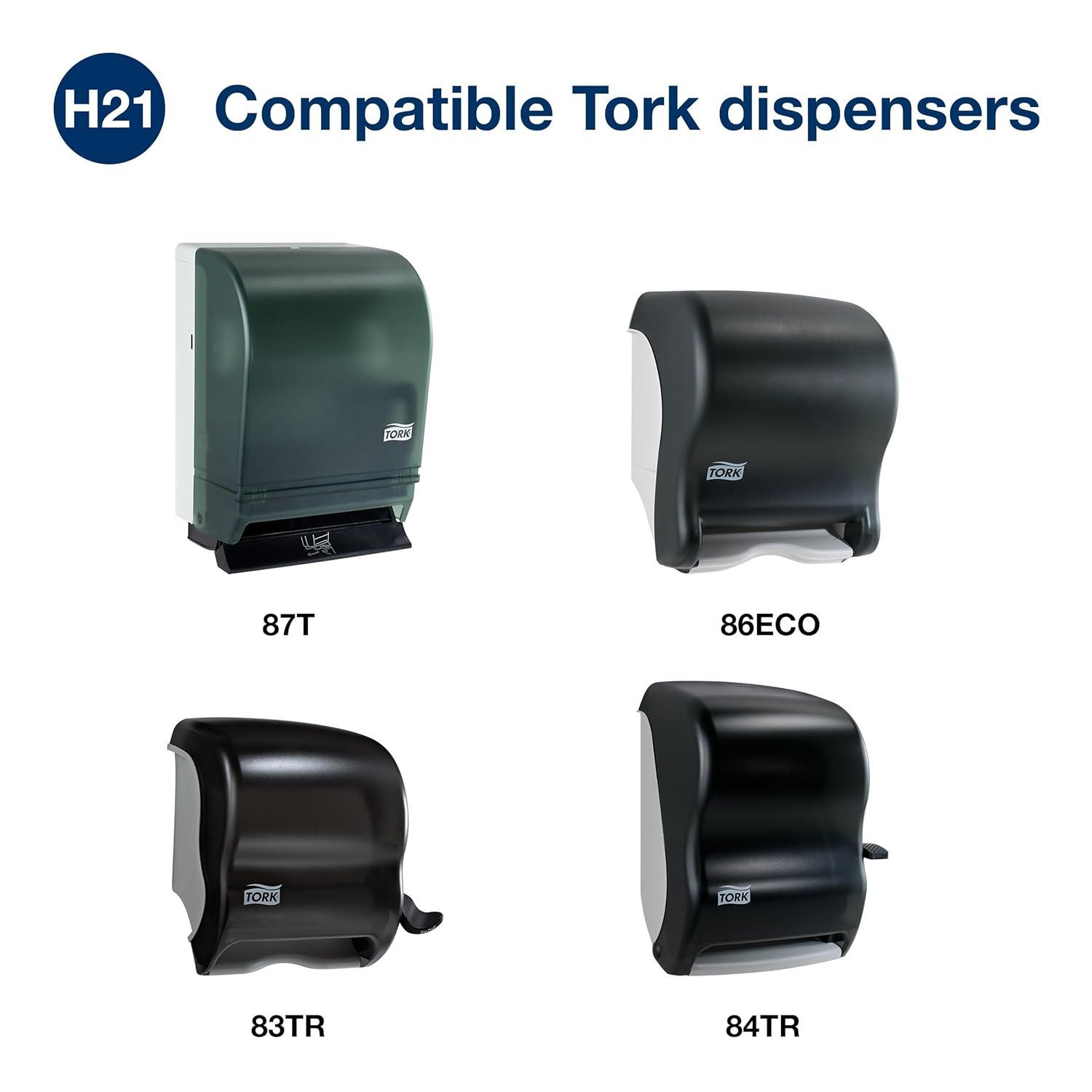 imageTork Paper Hand Towel Roll Natural H21 Universal 100 Recycled Fiber 6 Rolls x 1000 ft RK1000