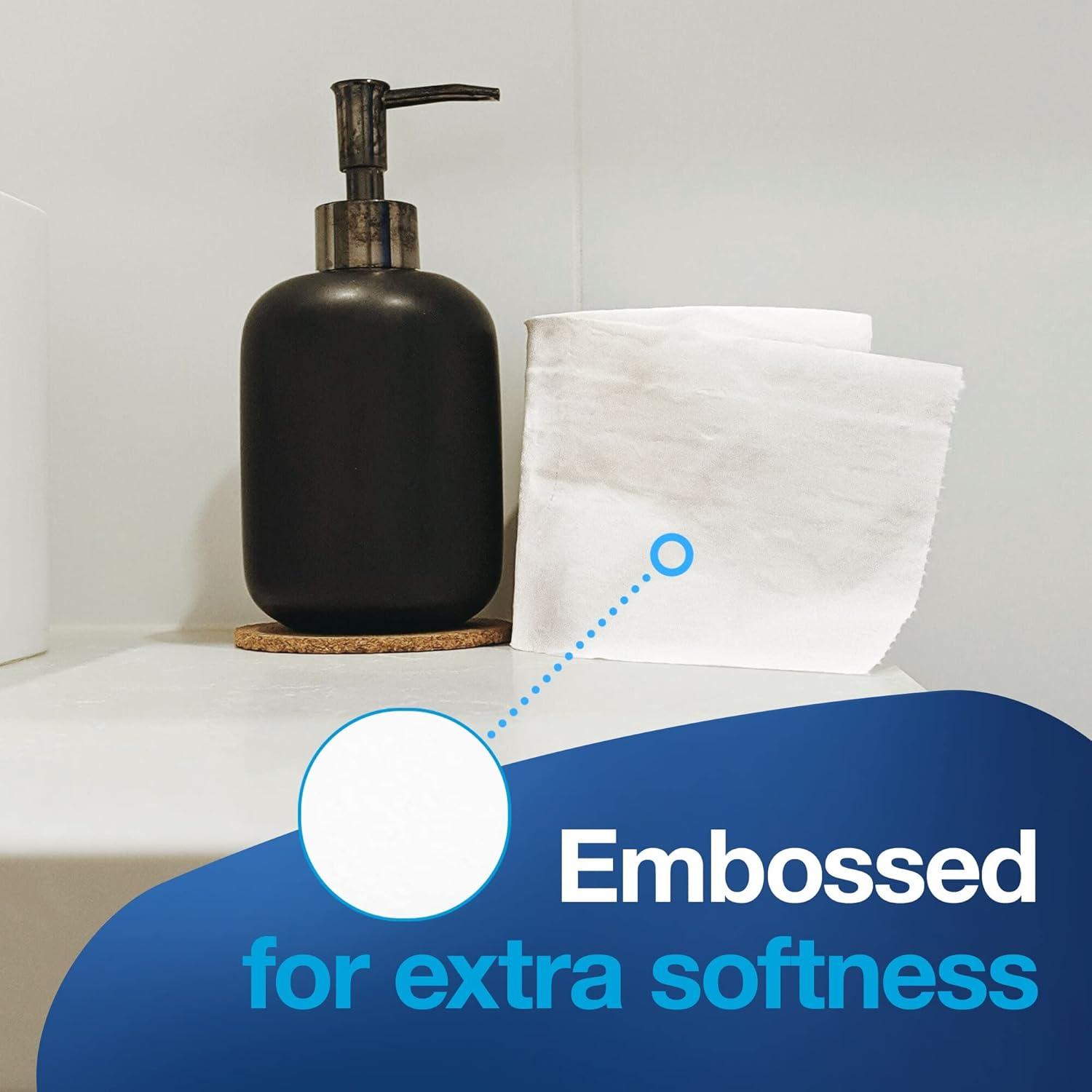 imageTork Septic Safe Toilet Paper White 2Ply 100 Recycled EcoFriendly T24 Compatible 96 Rolls x 500 Sheets TM1616SToilet Paper