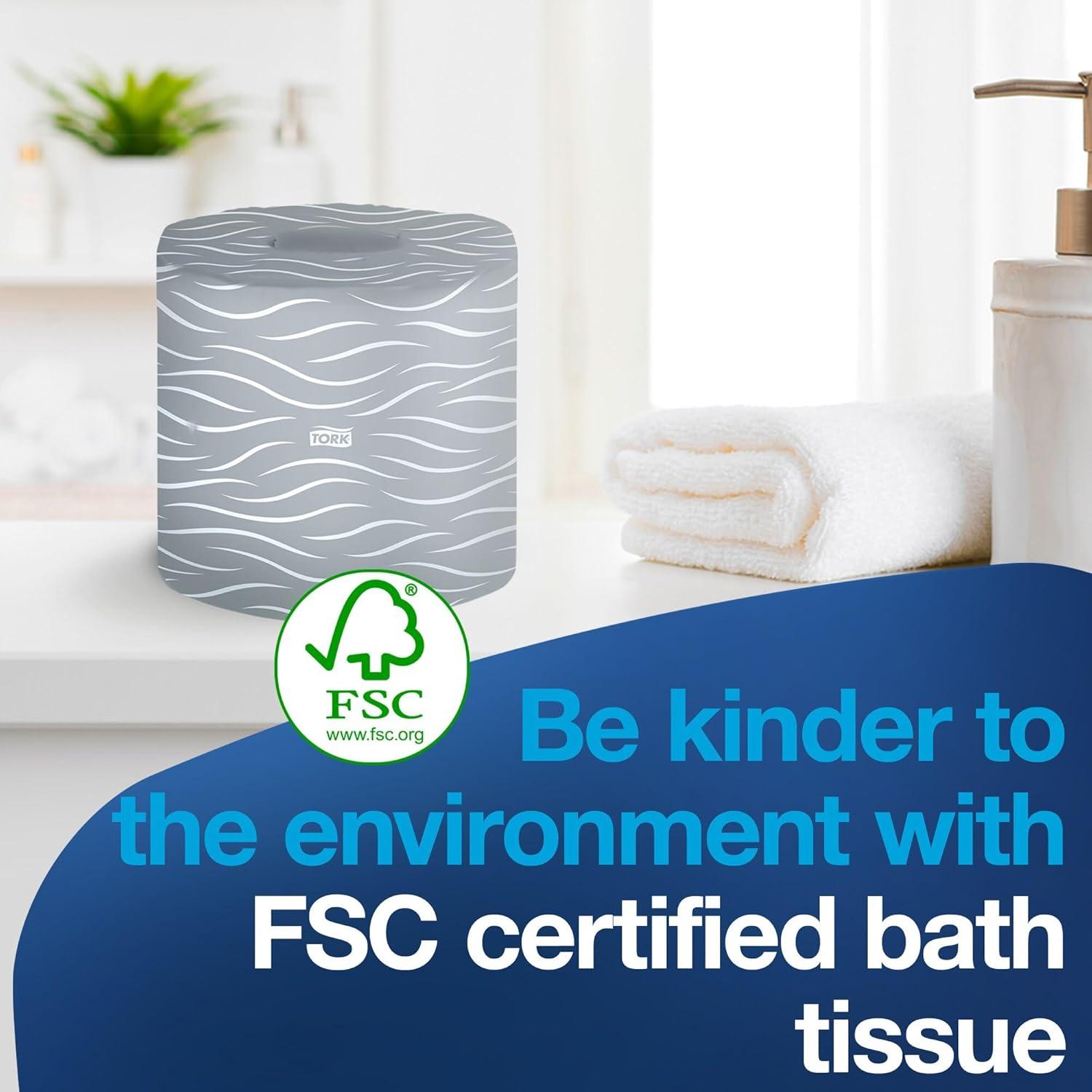 imageTork Septic Safe Toilet Paper White Embossed for Comfort 2ply 450 Sheets per Roll 48 Rolls 2465120