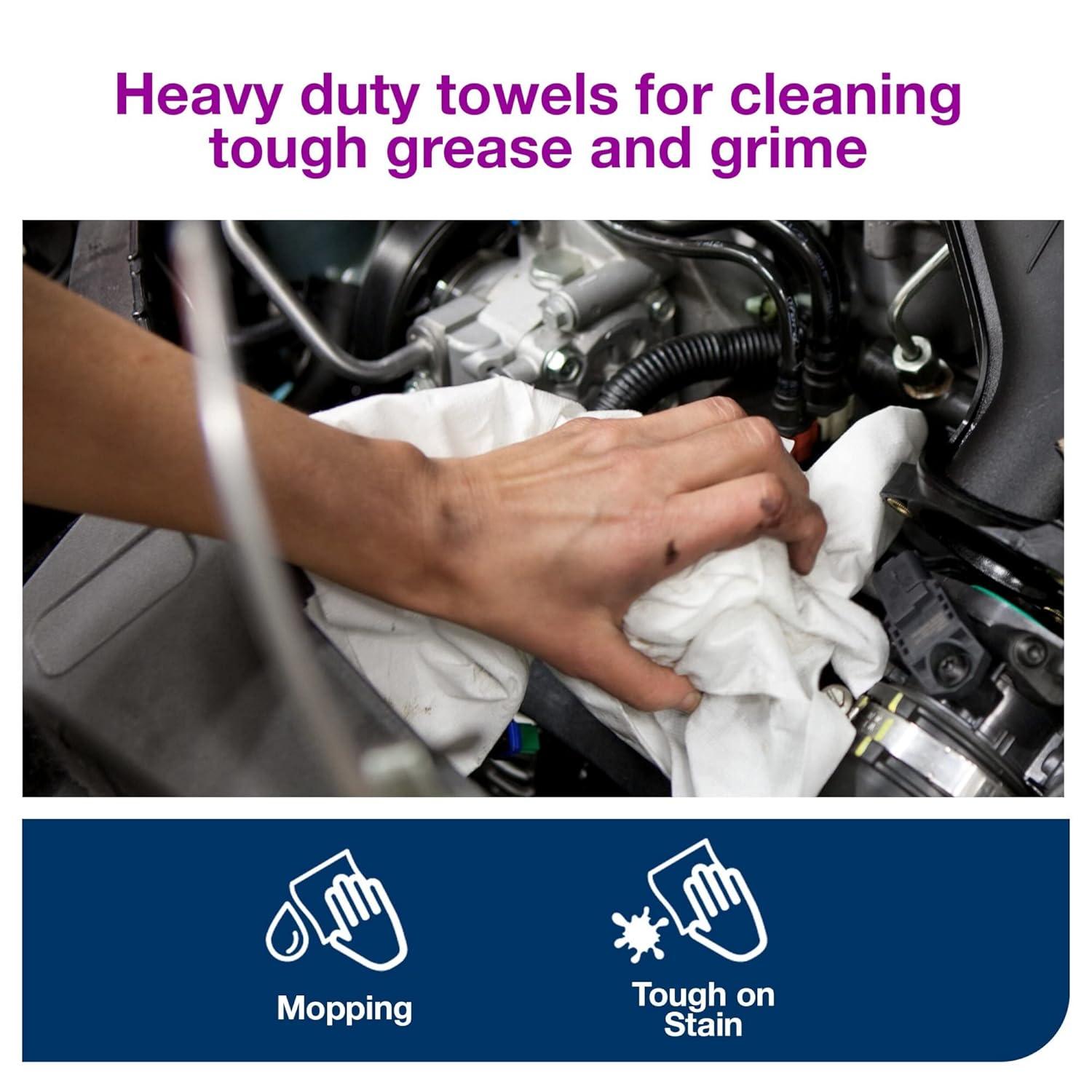 imageTork ShopMax Heavy Duty Centerfeed Paper Towel White Self Dispensing High Absorbency 4 x 200 Sheets 450137White