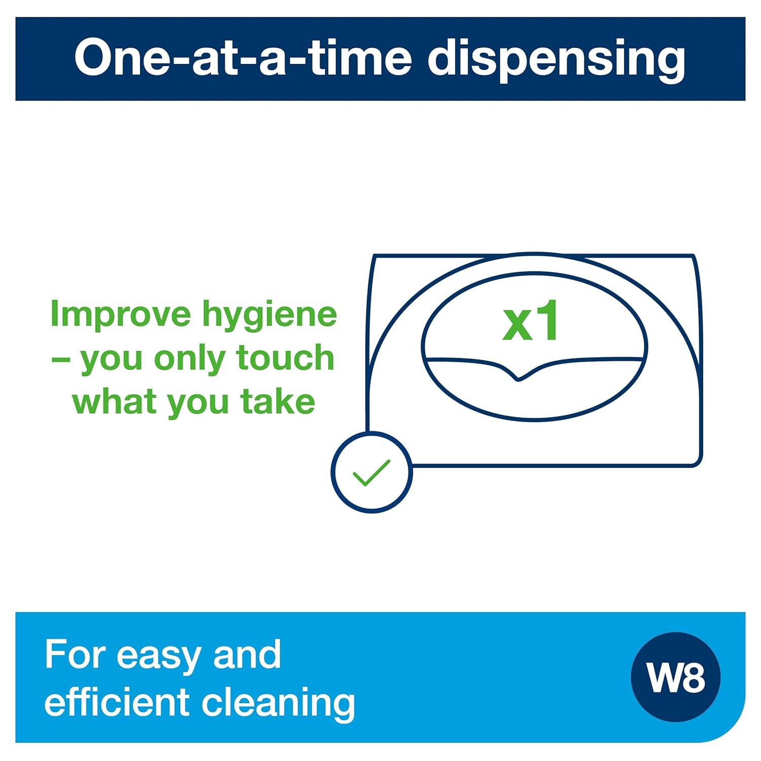 imageTork Small Pack Food Service Towel Dispenser Bracket White W8 Space Saving Performance Range 655300