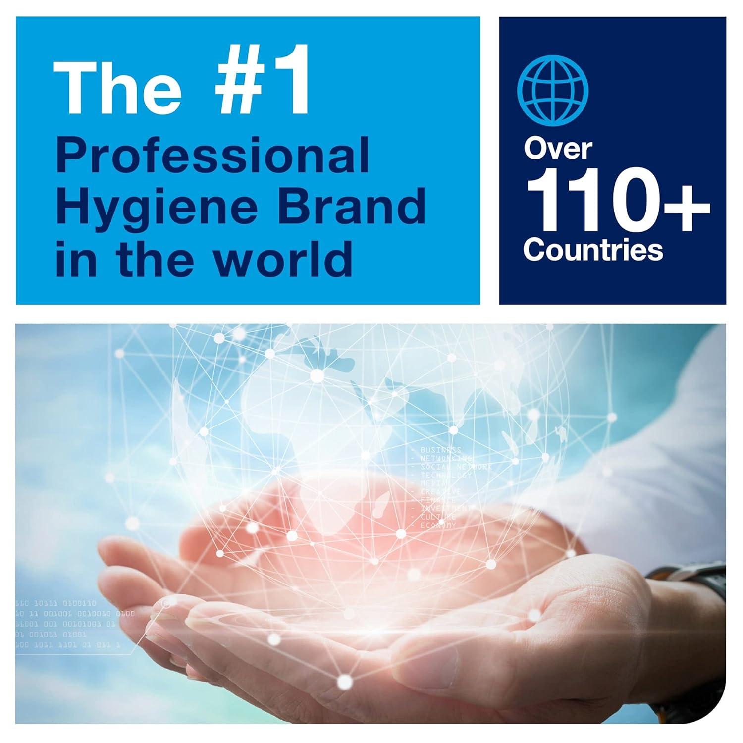 imageTork Small Pack Food Service Towel Dispenser Bracket White W8 Space Saving Performance Range 655300