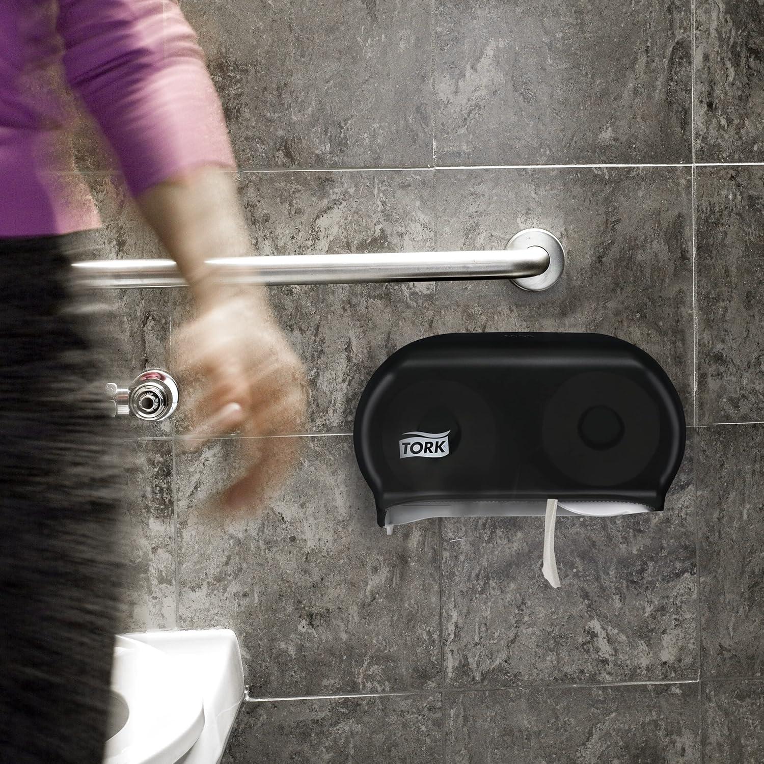 imageTork Universal Bath Tissue Roll 2Ply 48 rolls 500 sheets TM1601A White500 sheet Pack of 48