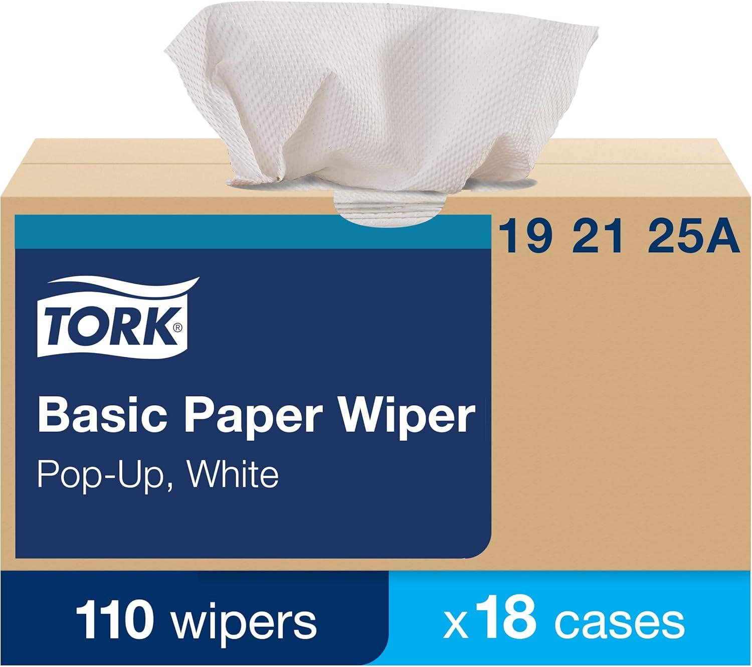 imageTork Value Paper Towels White Popup Box 110 Paper Towels per Pack 18 PacksSelfDispensing Paper Wipers