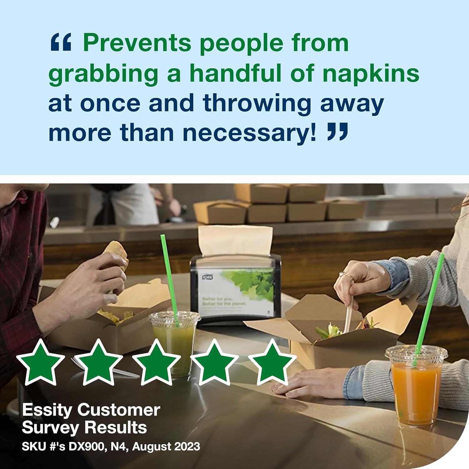 imageTork Xpressnap Natural Dispenser Napkin N4 2ply 12 Fold OneataTime Dispensing 12 x 500 85quot x 65quot 109906Refill