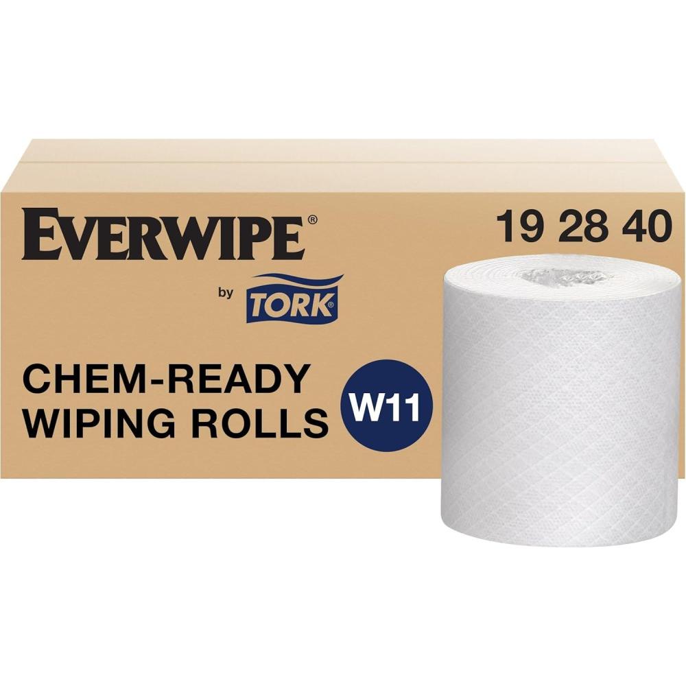 imageEverwipe by Tork ChemReady Wiping Rolls Make Your Own Wet Wipes 6 x 180 wipes 192840 026180