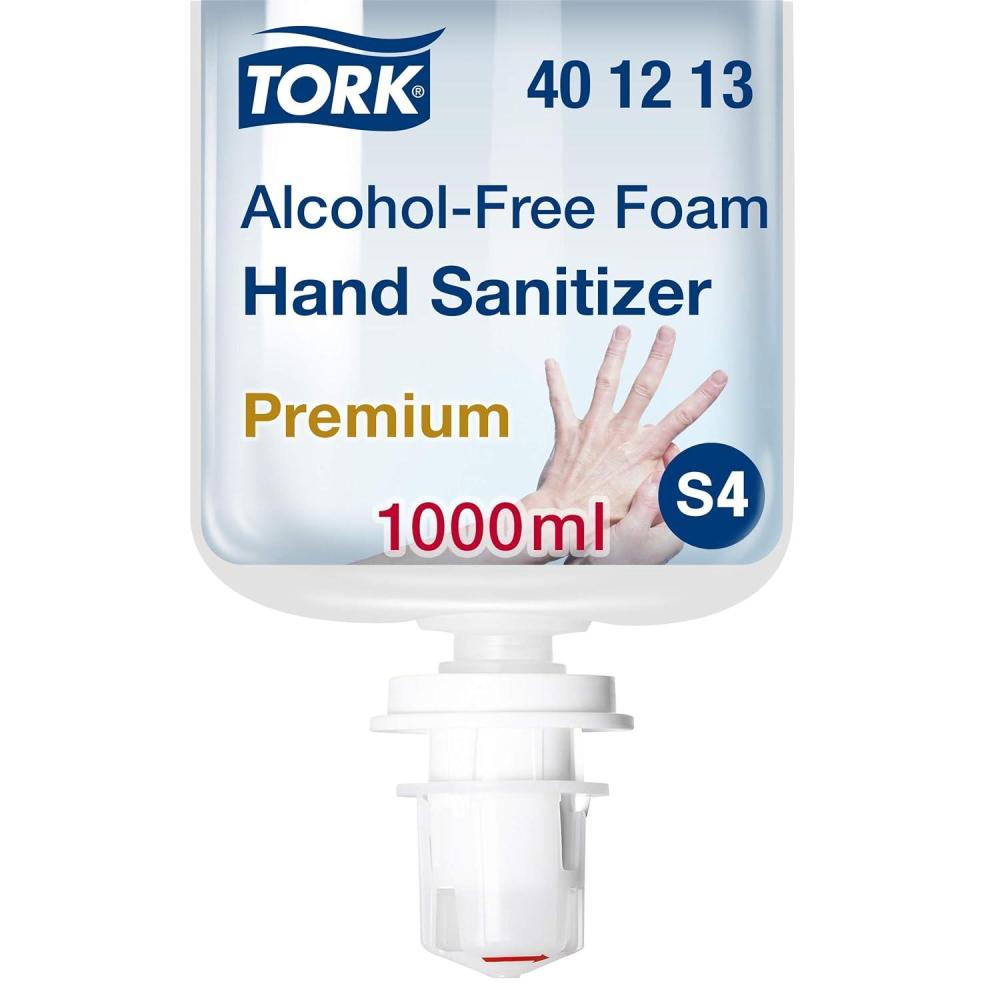 imageTork AlcoholFree Foam Hand Sanitizer S4 AlcoholFree Alternative 6 x 1L 4012132029 Fl Oz Pack of 1