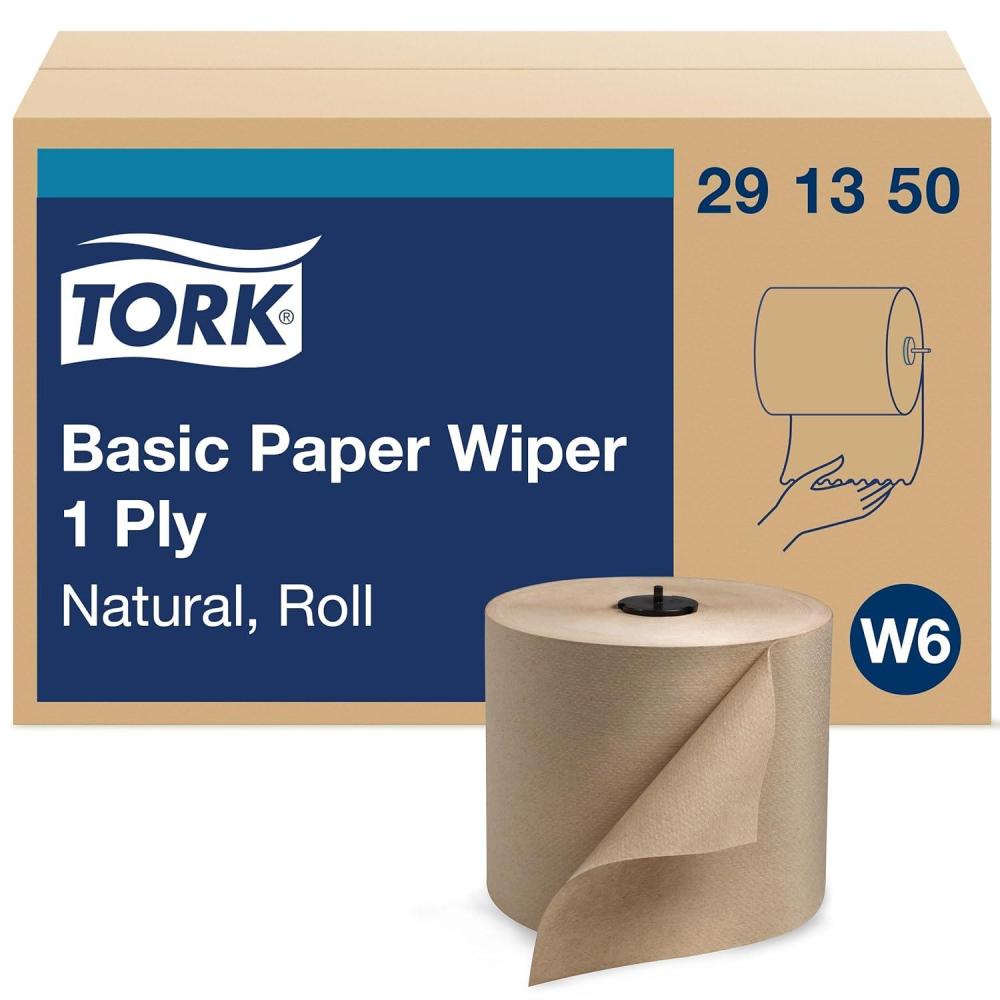 imageTork Basic Paper Wiper White W6 Roll Towel 4 x 1452 Sheets 291380Nature