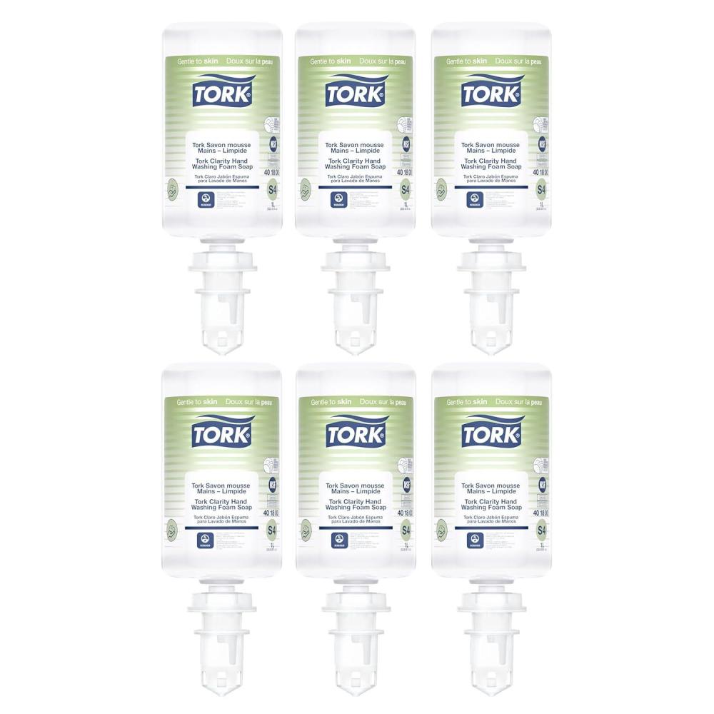 imageTork Clarity Hand Soap Foam S4 99 of Ingredients are of Natural Origin 6 x 1L 401800