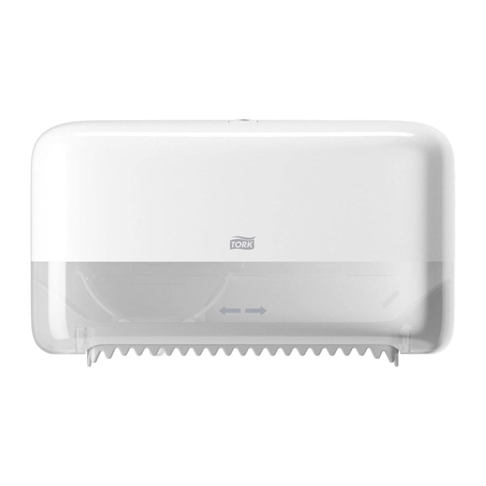imageTork Coreless Toilet Paper Dispenser White For Homes and Small Businesses Fits T7 DispensersDispenser