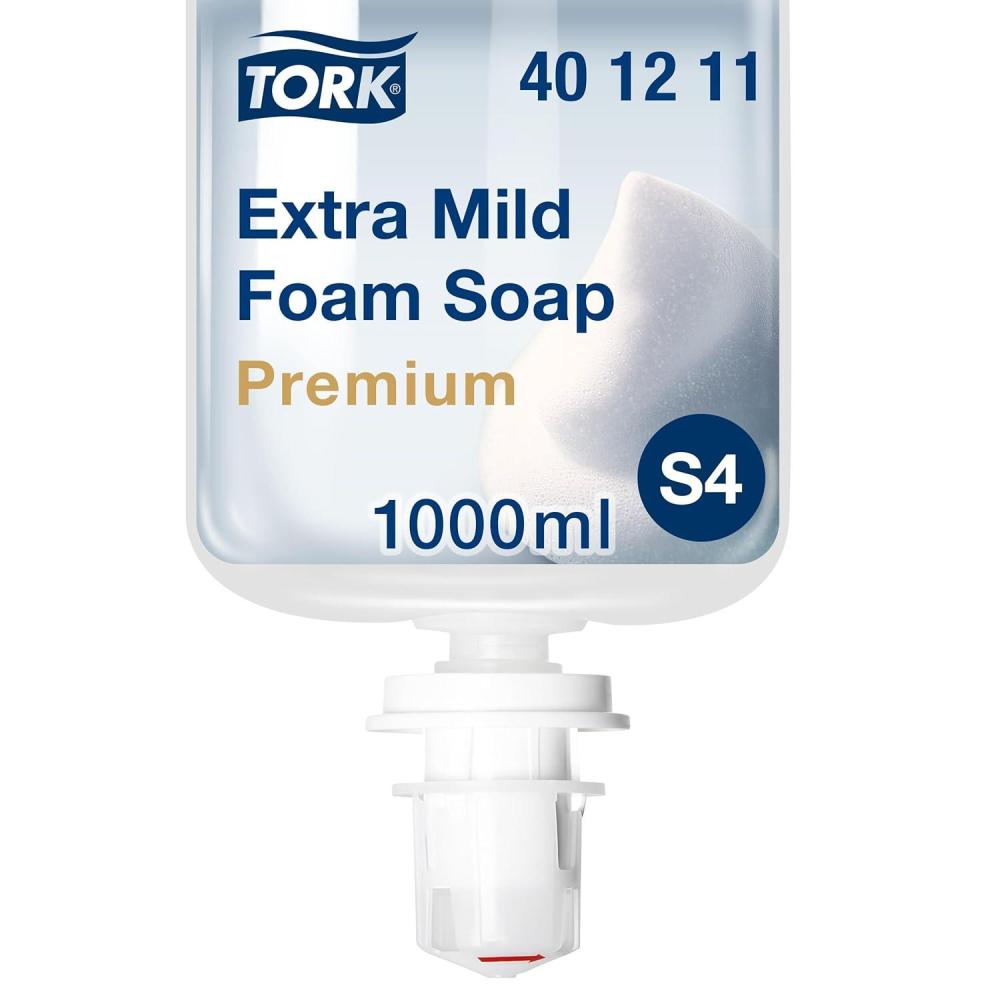 imageTork Extra Mild Foam Soap S4 No Fragrance Added 6 x 1L 401211