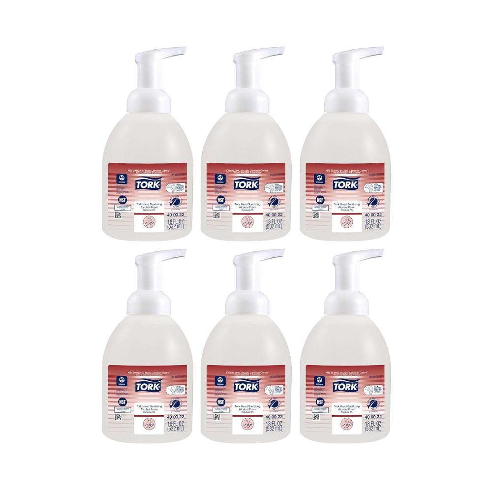 imageTork Hand Sanitizing Alcohol Foam 18oz Helps Kill Common Germs 12 x 18oz 400022