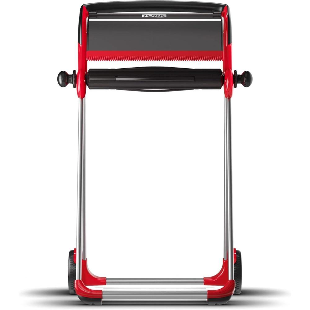 imageTork Industrial Floor Stand Paper Towel Roll Dispenser Red W1 Mobile 6520281Dispenser