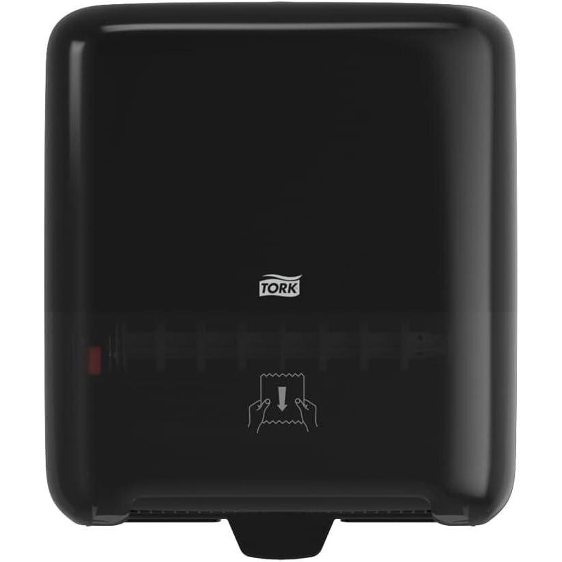 imageTork Matic Paper Towel Dispenser White H1 OneataTime Dispensing Elevation Range 5510202Dispenser  Black