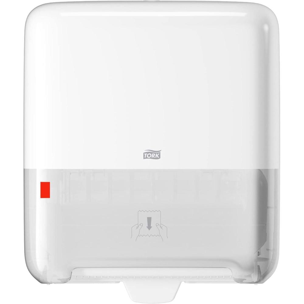 imageTork Matic Paper Towel Dispenser White H1 OneataTime Dispensing Elevation Range 5510202Dispenser  White