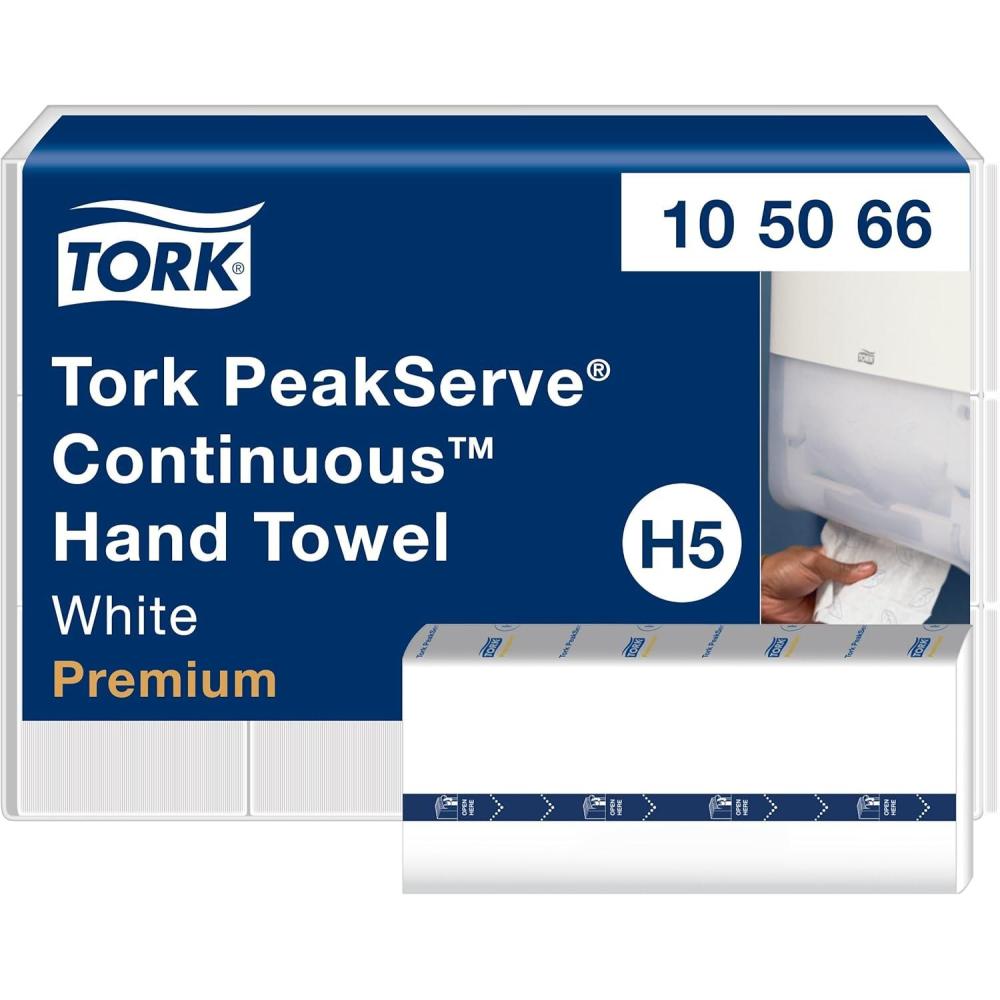 imageTork PeakServe Continuous Hand Towel White H5 Advanced Compressed 12 x 410 sheets 10506512 x 270 sheets