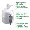 imageEverwipe by Tork Centerfeed Wet Wipe Dispenser White for use with Wet Wipe Jumbo Roll W12 Refills 192816 192821 and 192830 192851 10DISPWet Wipe Dispenser
