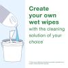 imageEverwipe by Tork ChemReady Wiping Rolls White Make Your Own Wet Wipes 6 x 90 wipes 192841 016901 Count Pack of 6