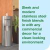 imageEverwipe by Tork Stainless Steel Wet Wipe Stand with BuiltIn Trash Bin 192853 SSWIPEDISP