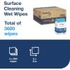 imageEverwipe by Tork Surface Cleaning Wet Wipe W12 Jumbo Rolls White Cleans and Deodorizes 4 x 900 wipes 192830 11100