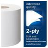 imageTork Advanced Bath Tissue Roll White T24 2Ply 96 rolls x 176 sheetsroll 240150