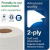imageTork Advanced Toilet Paper Roll White Compatible with T24 Dispensers 2ply Soft Tissue 80 rolls x 500 sheets 2461200Toilet Paper  Refill