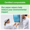 imageTork Basic Paper Wiper White W6 Roll Towel 4 x 1452 Sheets 291380Nature