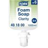 imageTork Clarity Hand Soap Foam S4 99 of Ingredients are of Natural Origin 6 x 1L 401800