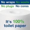imageTork Coreless HighCapacity Toilet Paper Roll White T7 Advanced 2Ply 36 x 1000 sheets 47288012 x 1000 sheets