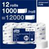 imageTork Coreless HighCapacity Toilet Paper Roll White T7 Advanced 2Ply 36 x 1000 sheets 47288012 x 1000 sheets