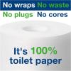 imageTork Coreless HighCapacity Toilet Paper Roll White T7 Advanced 2Ply 36 x 1000 sheets 47288036 x 1000 Sheets