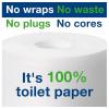 imageTork Coreless Toilet Paper Dispenser White For Homes and Small Businesses Fits T7 DispensersDispenser