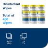 imageTork Everwipe Disinfectant Wet Wipe Canister White Cleans and Deodorizes 6 x 75 wipes 192804 101075