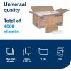 imageTork Everwipe Disinfectant Wipe Jumbo Rolls White Cleans and Deodorizes 4 x 800 wipes 192805 10100  Tork Multifold Hand Towel White H2 Universal 100 Recycled Fibers 16 x 250 Towels MB540A