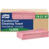 imageTork Foodservice Cleaning Towel BlueWhite Self Dispensing 14 Folded 1 x 240 Cloths 192181APink and White