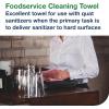 imageTork Foodservice Cleaning Towel BlueWhite Self Dispensing 14 Folded 1 x 240 Cloths 192181APink and White