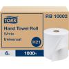 imageTork Hand Towel Roll Natural H80 Universal 100 Recycled Fiber 6 Rolls x 800 ft 8031300White