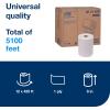 imageTork Hand Towel Roll Natural H80 Universal 100 Recycled Fiber 6 Rolls x 800 ft 8031300White
