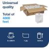 imageTork Hand Towel Roll Natural H80 Universal 100 Recycled Fiber 6 Rolls x 800 ft 8031300White