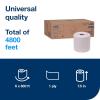 imageTork Hand Towel Roll Natural White Universal H71 Large 100 Recycled 1Ply White 6 Rolls x 800 ft 7171400