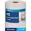 imageTork HandiSize Perforated Roll Towel White Certified Compostable 30 x 120 Towels HB9201Jumbo